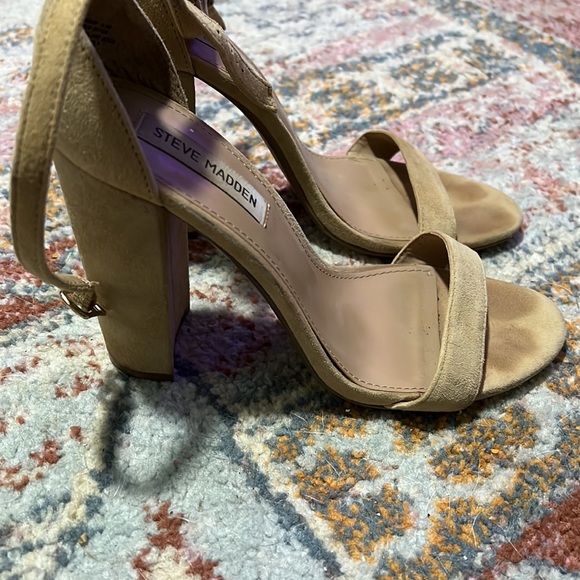 Steve Madden Suede Ankle Strap Sandal - Picture 2 of 4